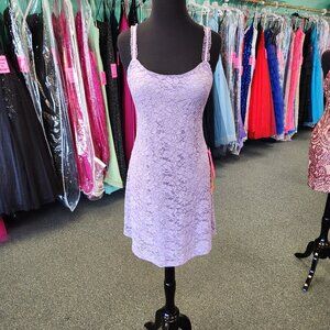 Miley 6906 Lavender Size 12 Short Formal/Homecoming Dress